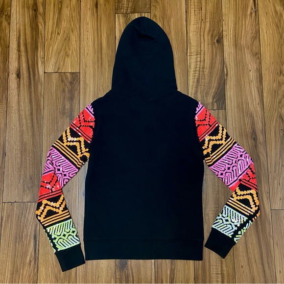 PINK VS NEON BLING FULL ZIP HOODIE AND YOGA LEGGINGS SET - Picture 6 of 7